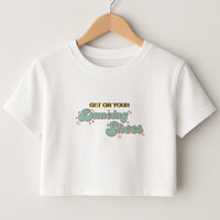 Get On Your Dancing Shoes Crop Top
