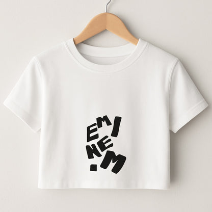 Text Crop Top