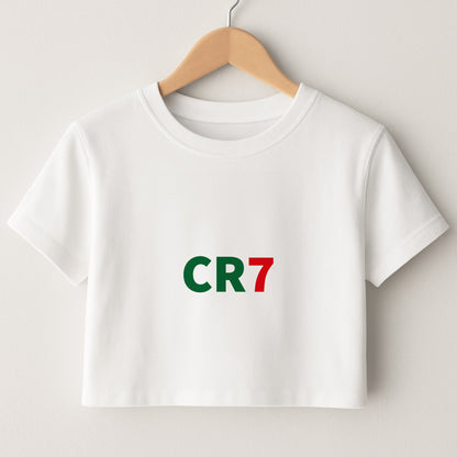 CR7 Logo - Ronaldo Crop Top