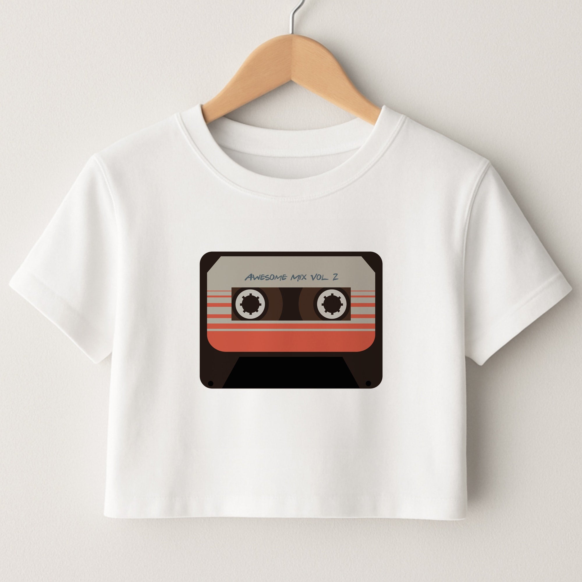 Awesome Mix Vol 2 - GOTG Crop Top