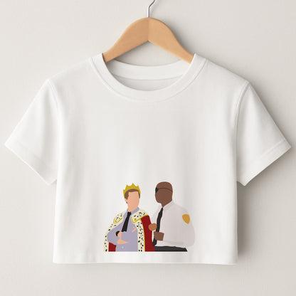 Jake and Holt B99 - Halloween Specials Crop Top