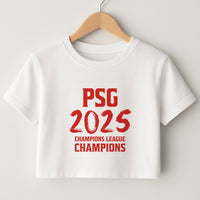 Champion League Winners 25 PSG Crop Top