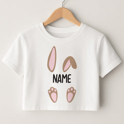 Brown Bunny Personalised Crop Top