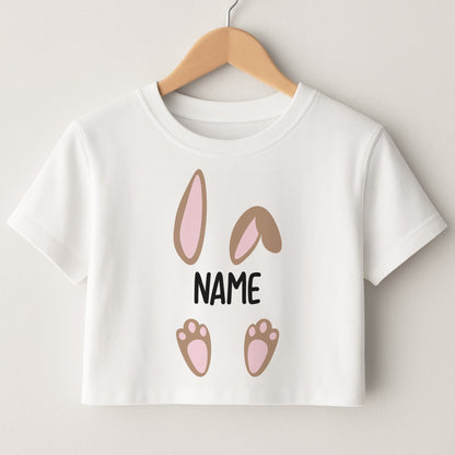 Brown Bunny Personalised Crop Top