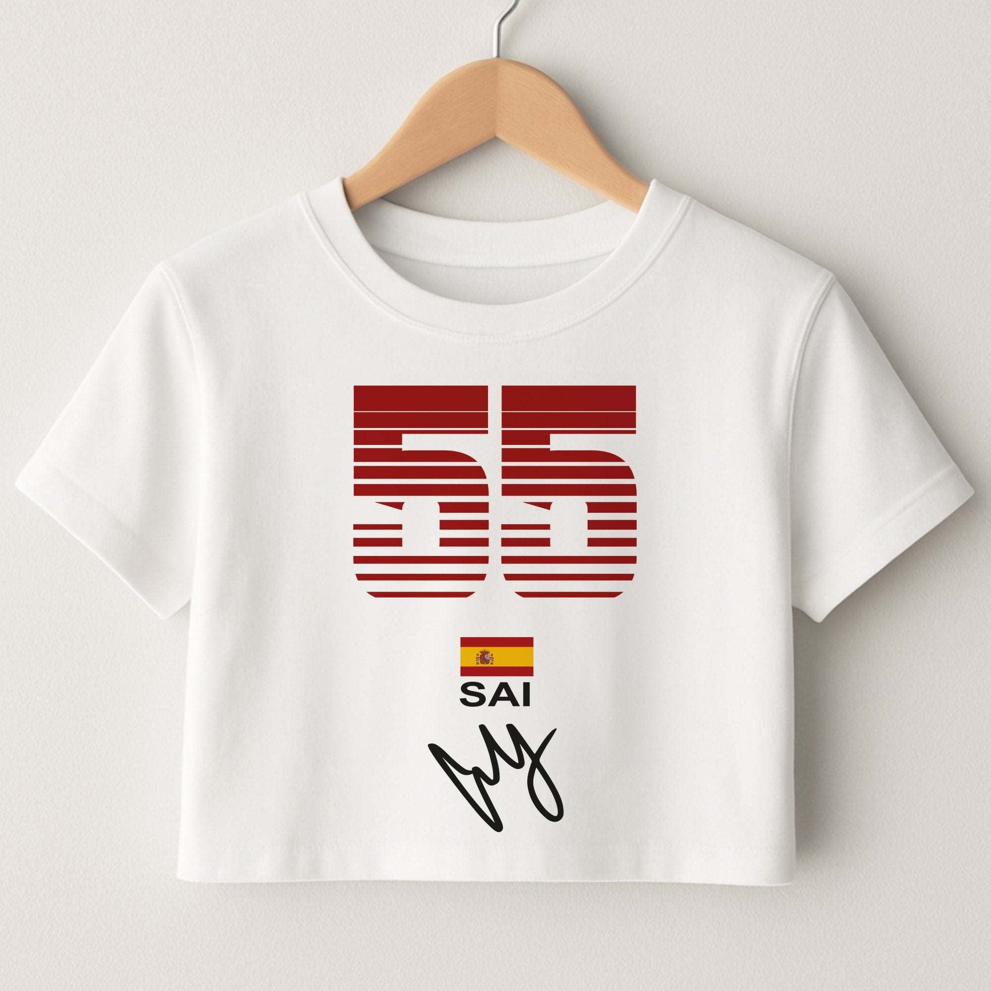 Sainz - F1 Crop Top