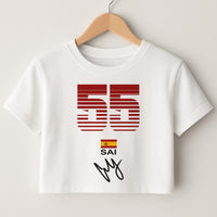 Sainz - F1 Crop Top