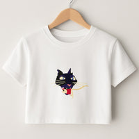 Mouse Eating Crop Top