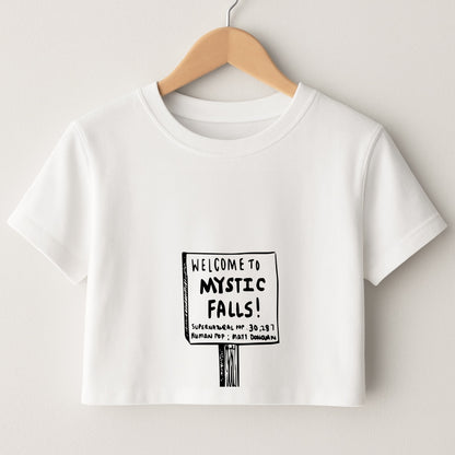 Welcome to Mystic Falls - VD Crop Top