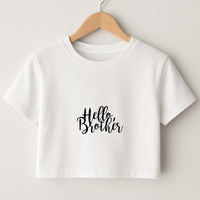 Hello Brother - VD Crop Top