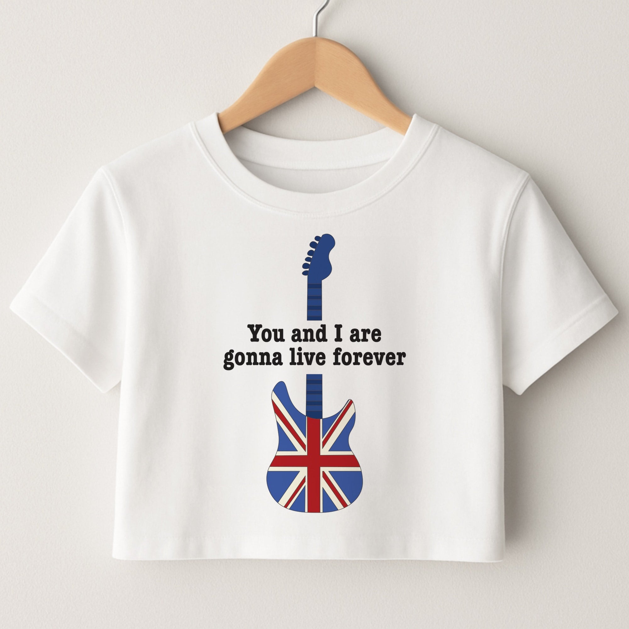 You And I Are Gonna Live Forever Crop Top