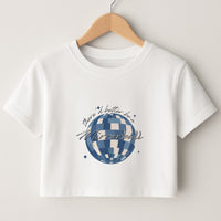Mirrorball Crop Top