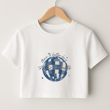 Mirrorball Crop Top