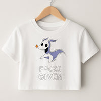 Zero F*cks Crop Top
