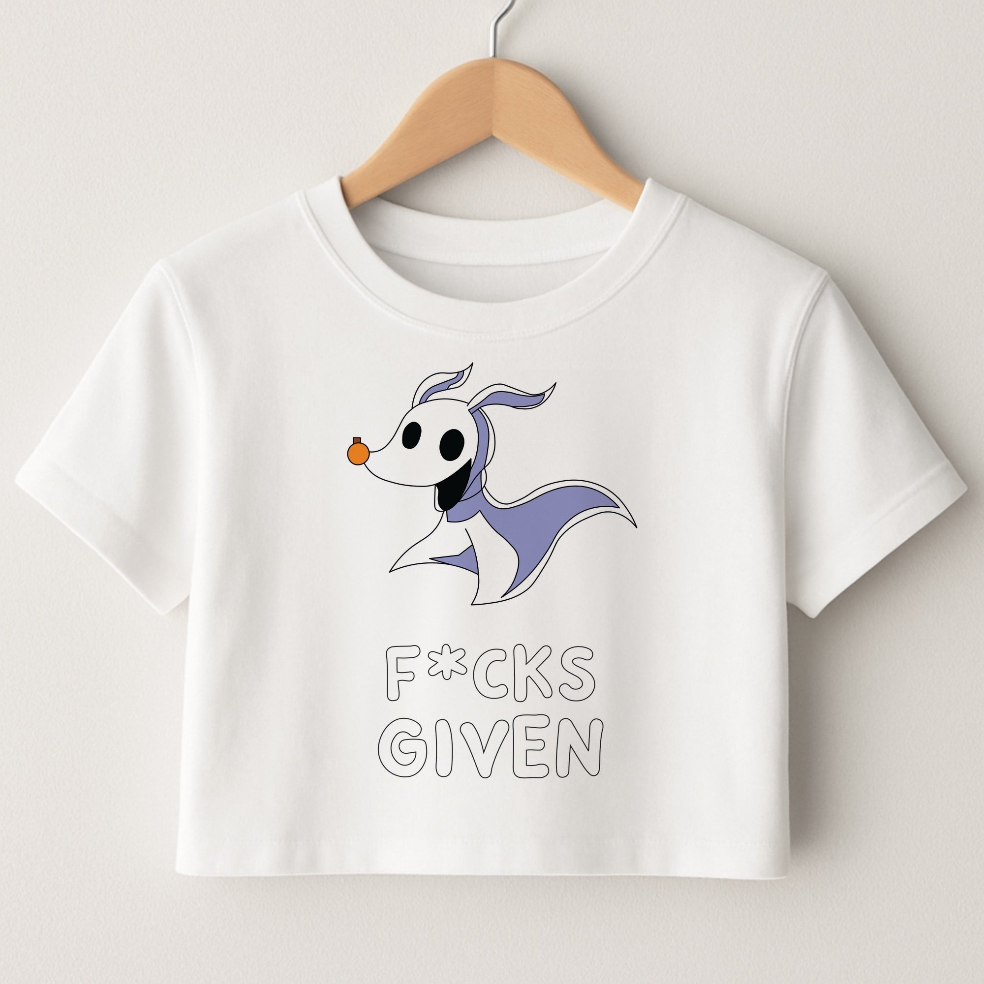 Zero F*cks Crop Top