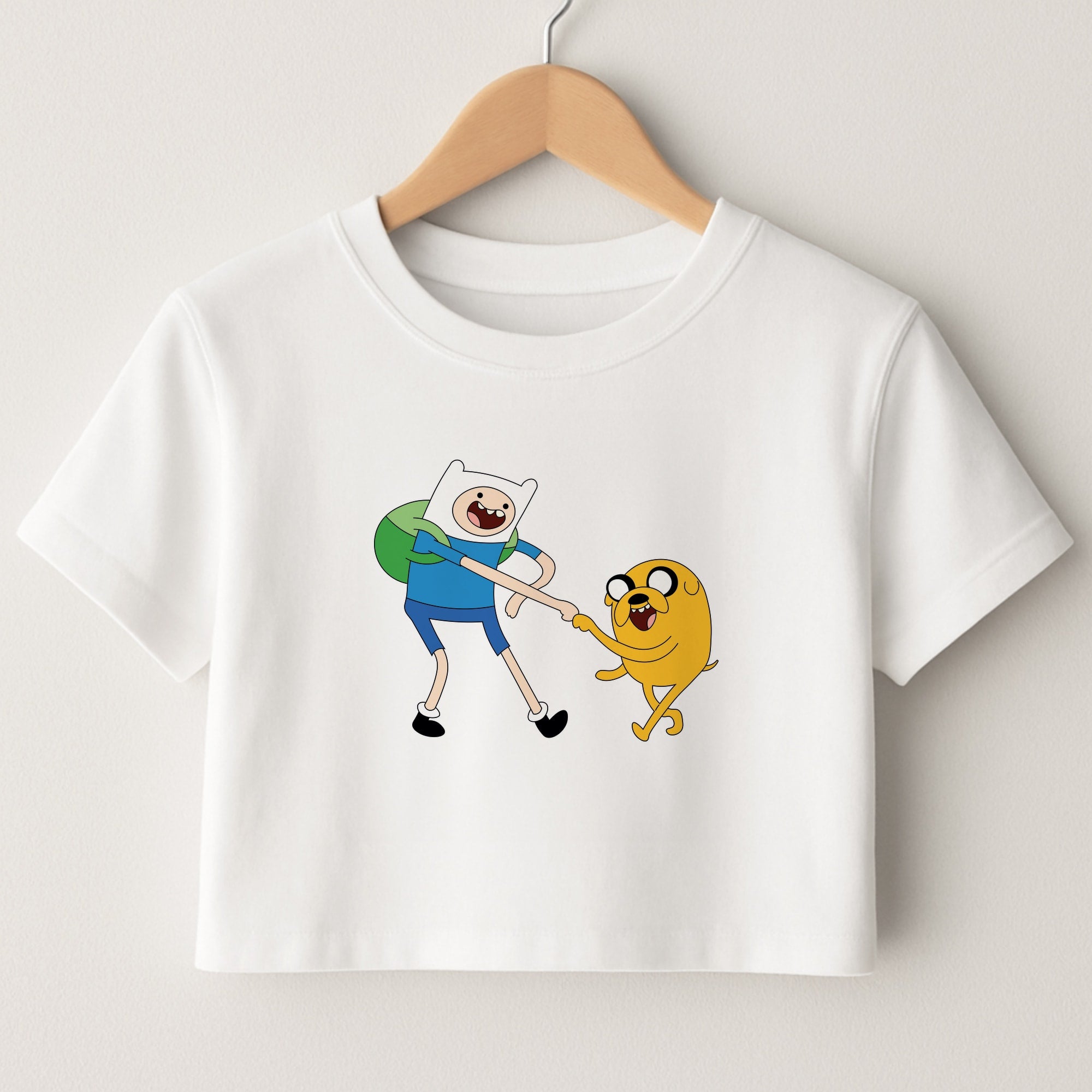 Jake The Dog And Finn The Human Crop Top