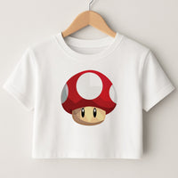 Toad - Mario Crop Top