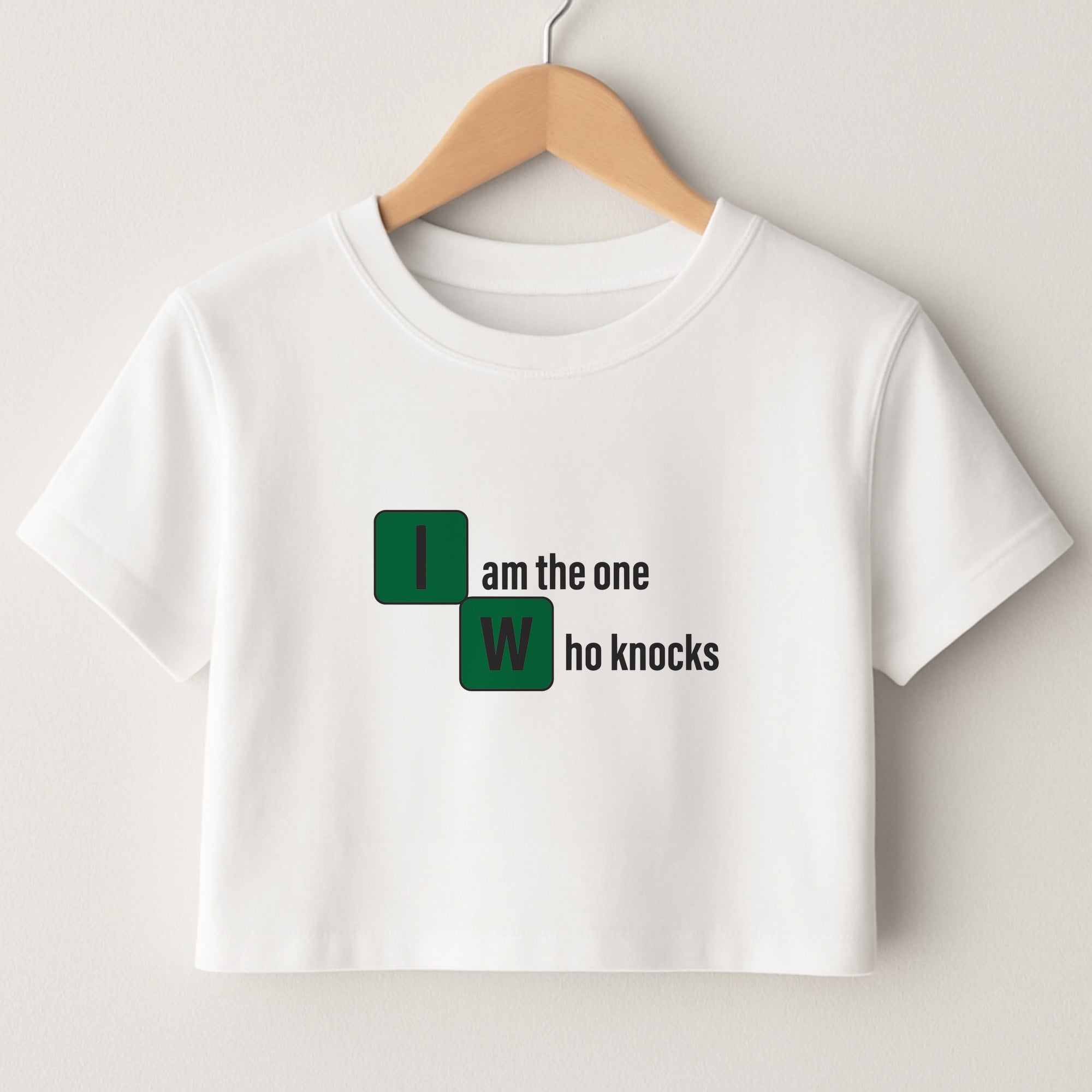 I Am The One Who Knocks Crop Top
