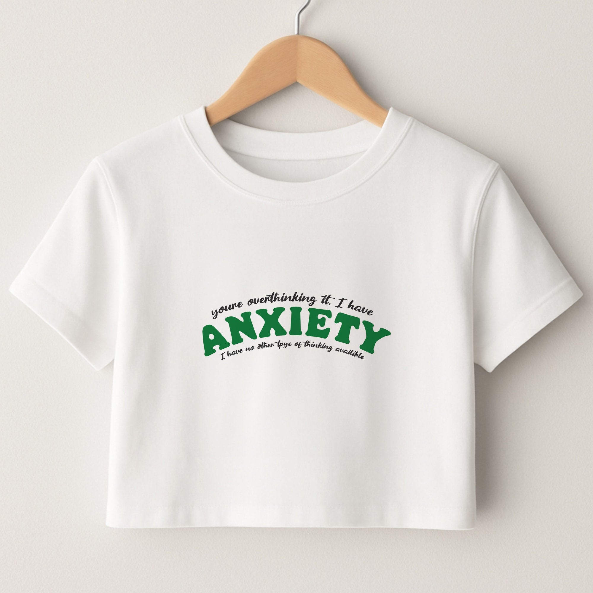 You're Overthinking It Crop Top