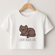 Lucky Black Cat - Cats Crop Top 1