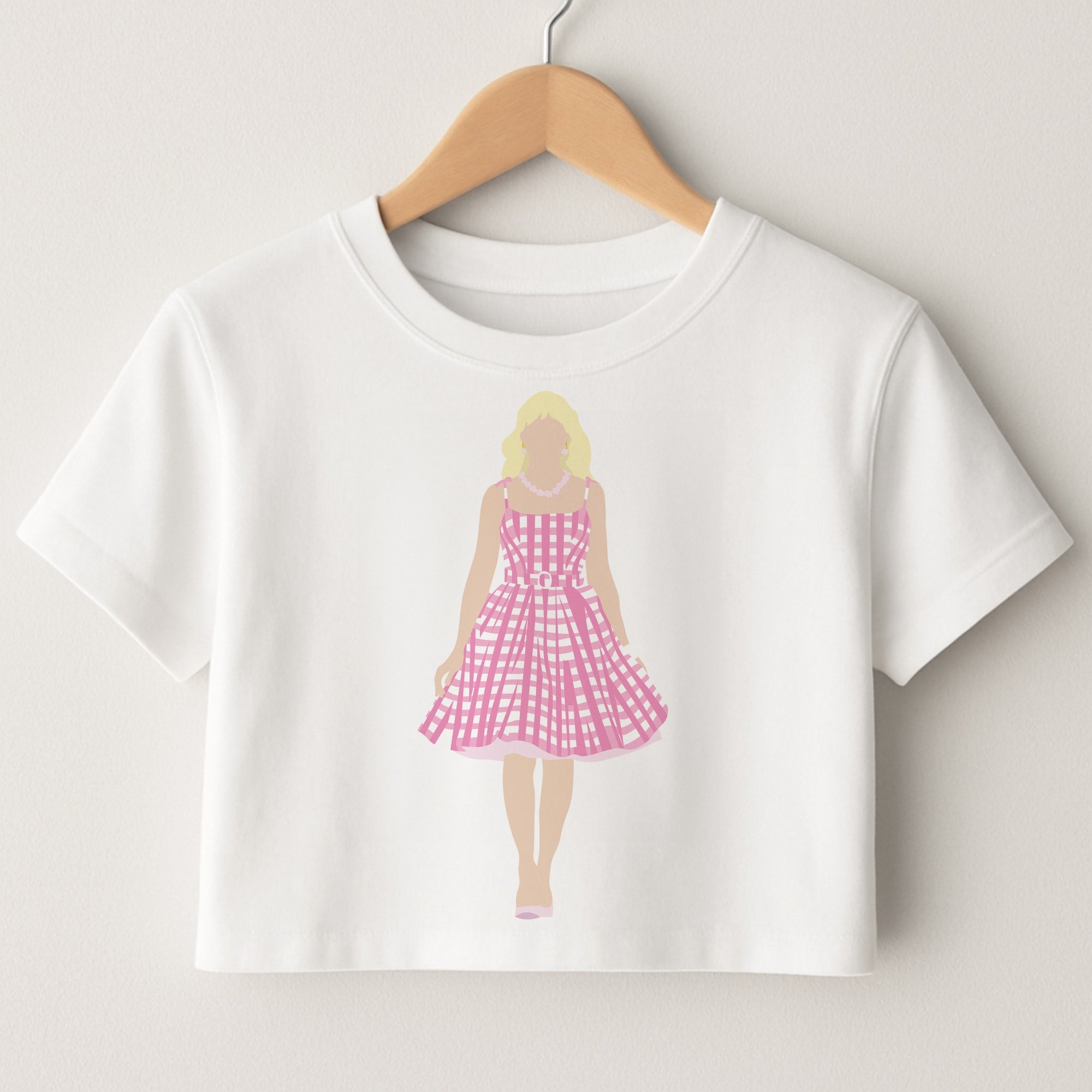 Pink Dress - Margot Crop Top