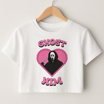 Ghost Him Crop Top