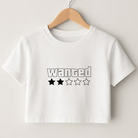 Wanted - Video Game Crop Top