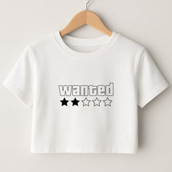 Wanted - Video Game Crop Top