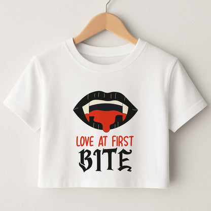 Love At First Bite - VD Crop Top