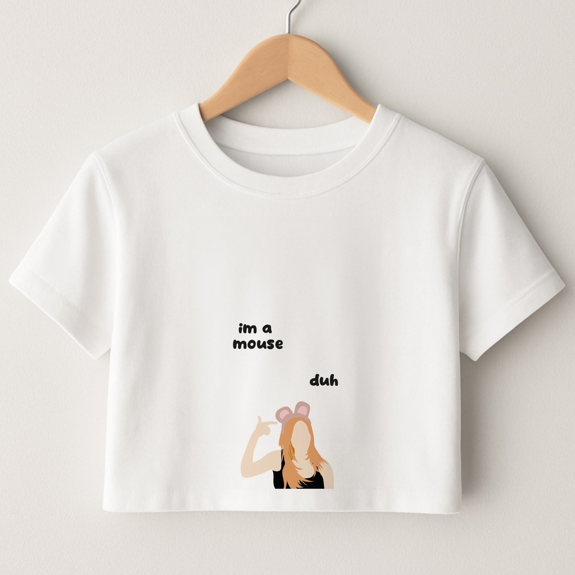 I'm a mouse Halloween - Mean Girls Crop Top
