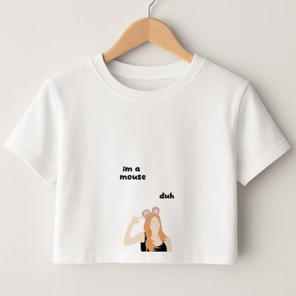 I'm a mouse Halloween - Mean Girls Crop Top