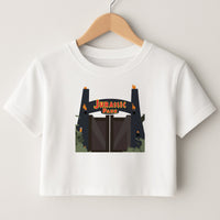 The gate - Dinosaur Park Crop Top