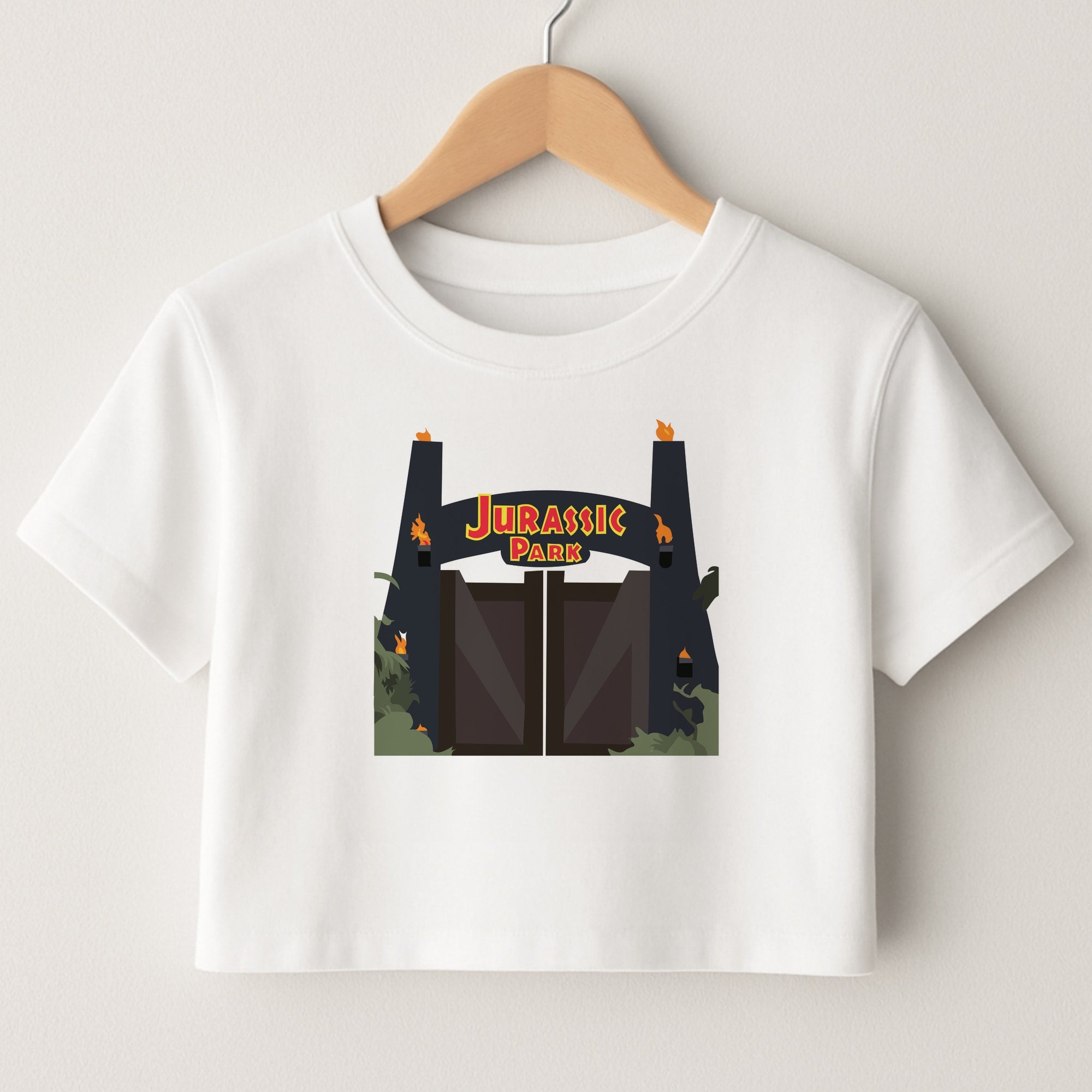 The gate - Dinosaur Park Crop Top