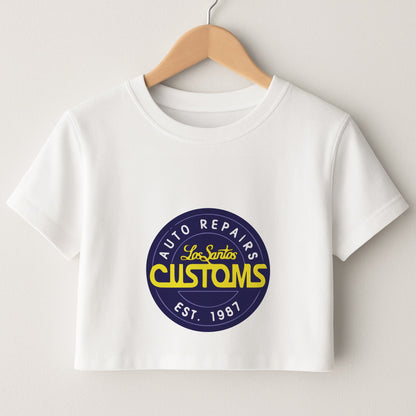 Los Santos Customs - Video Game Crop Top