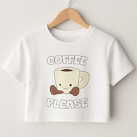 Coffee Please Mug Crop Top