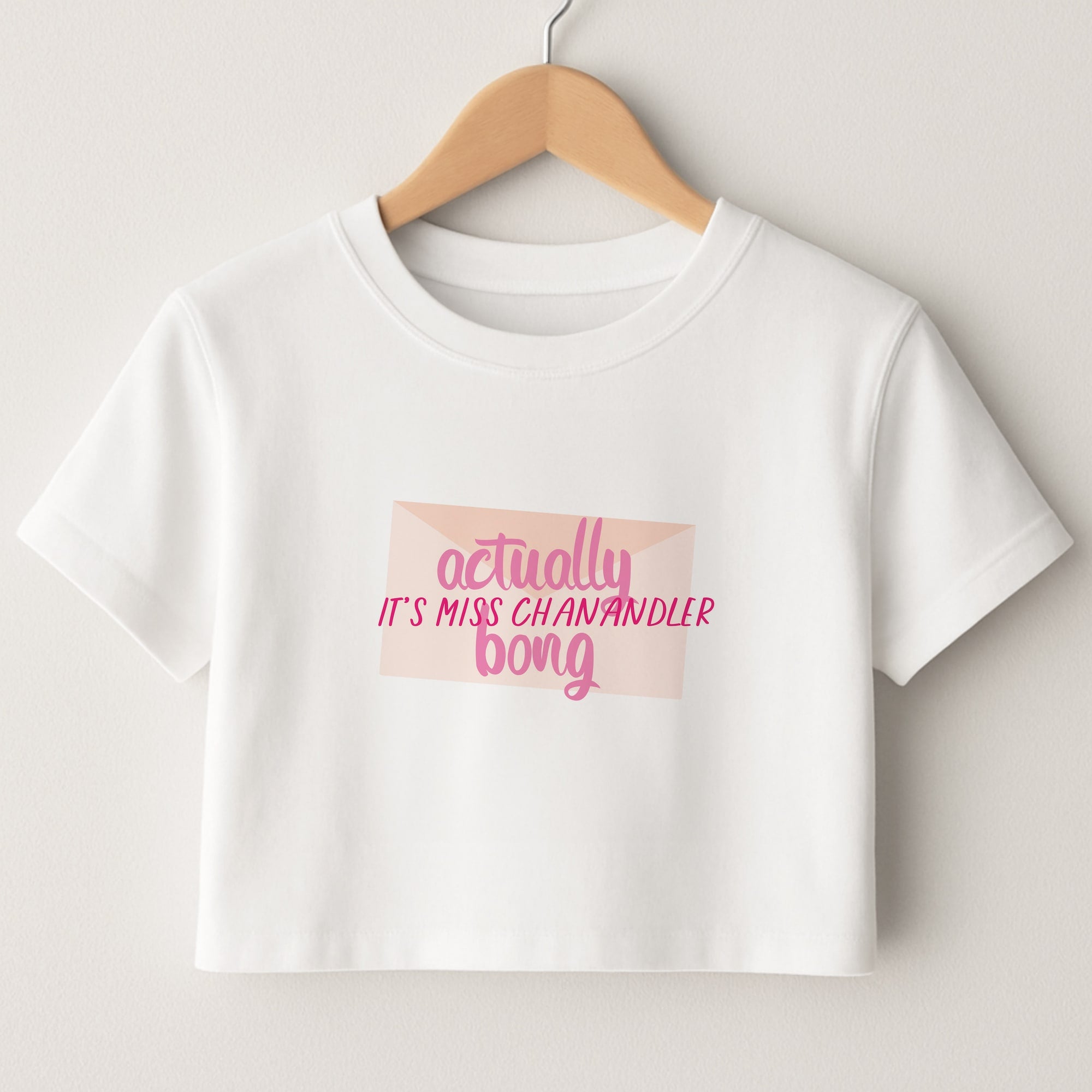 Actually It's Miss Chanandler Bong Crop Top