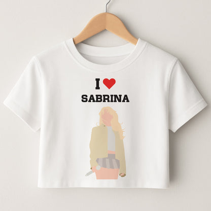 I Love Sabrina Crop Top