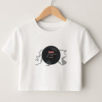 Wonderwall Record Crop Top