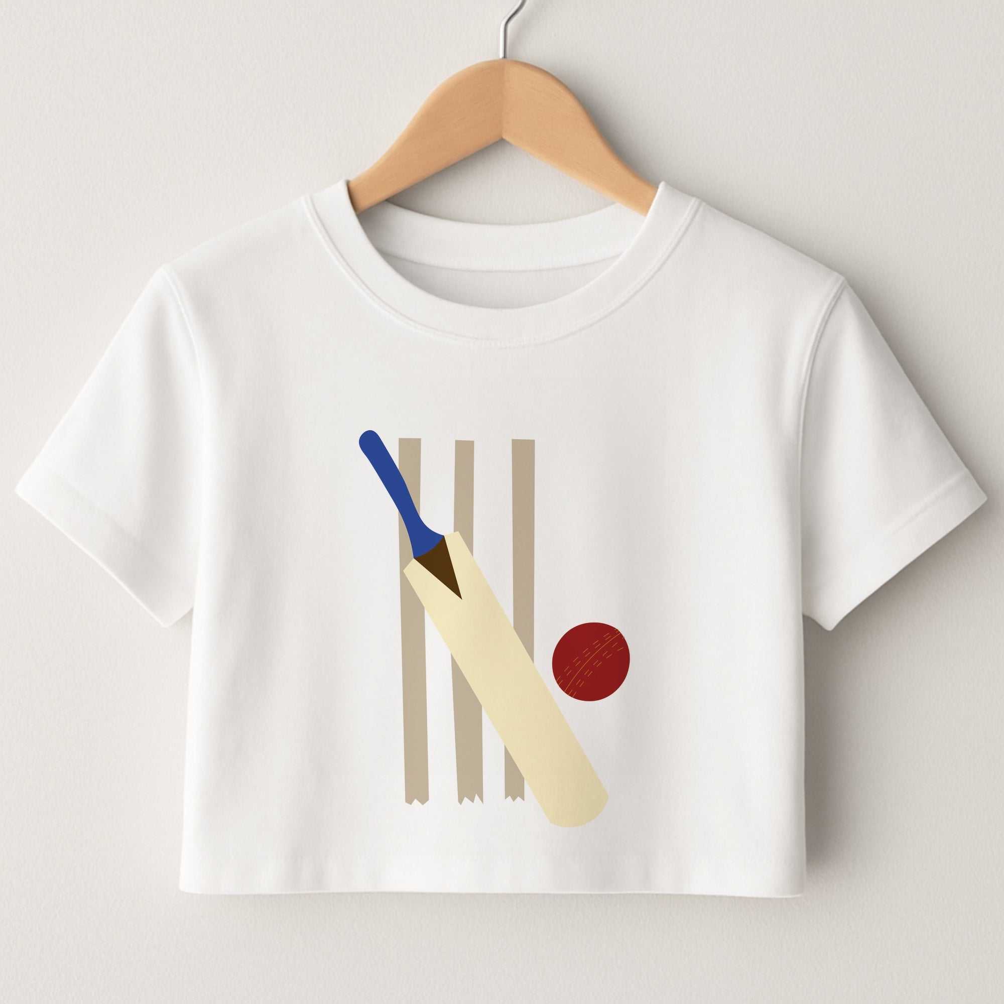 Wickets - Cricket Crop Top