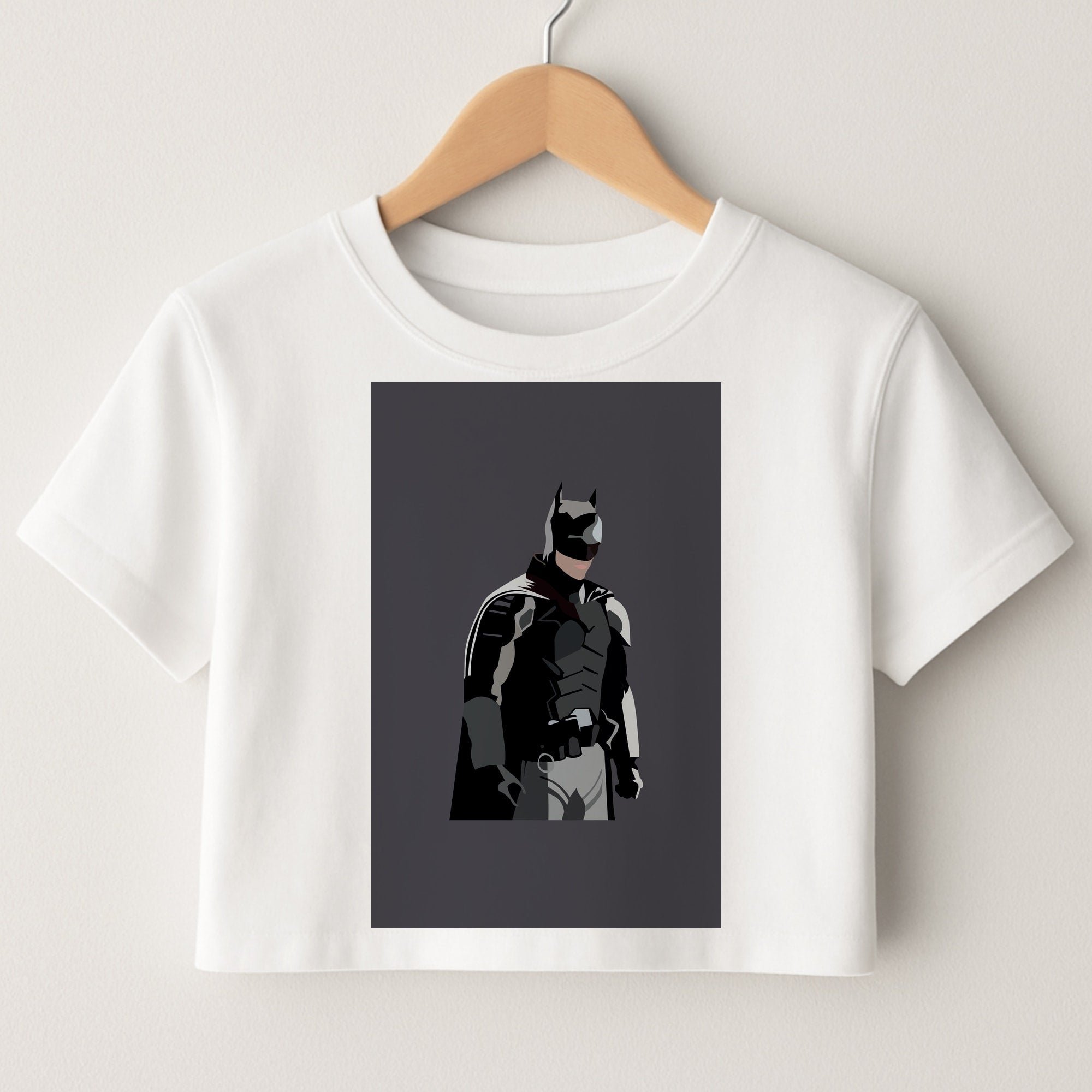 Black Bat Superhero Crop Top