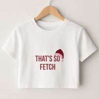 That's So Fetch - Christmas Meanies Crop Top