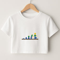 Building - Bricks Crop Top