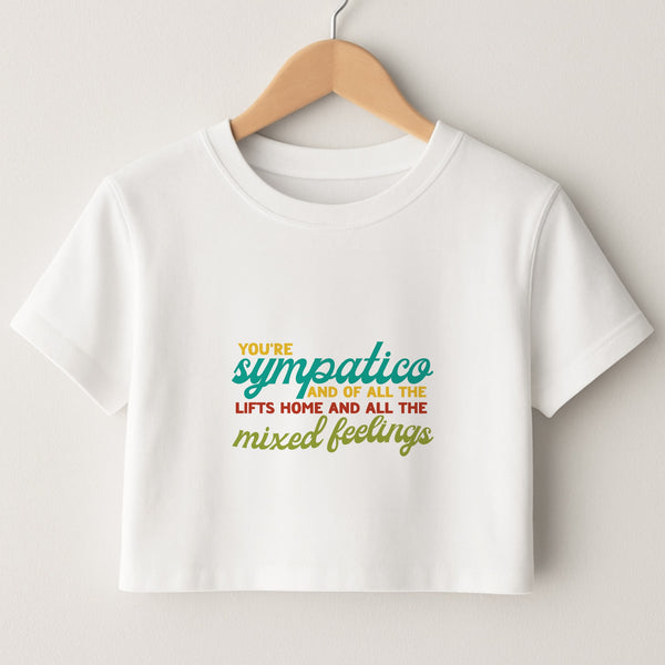 You're Sympatico Crop Top