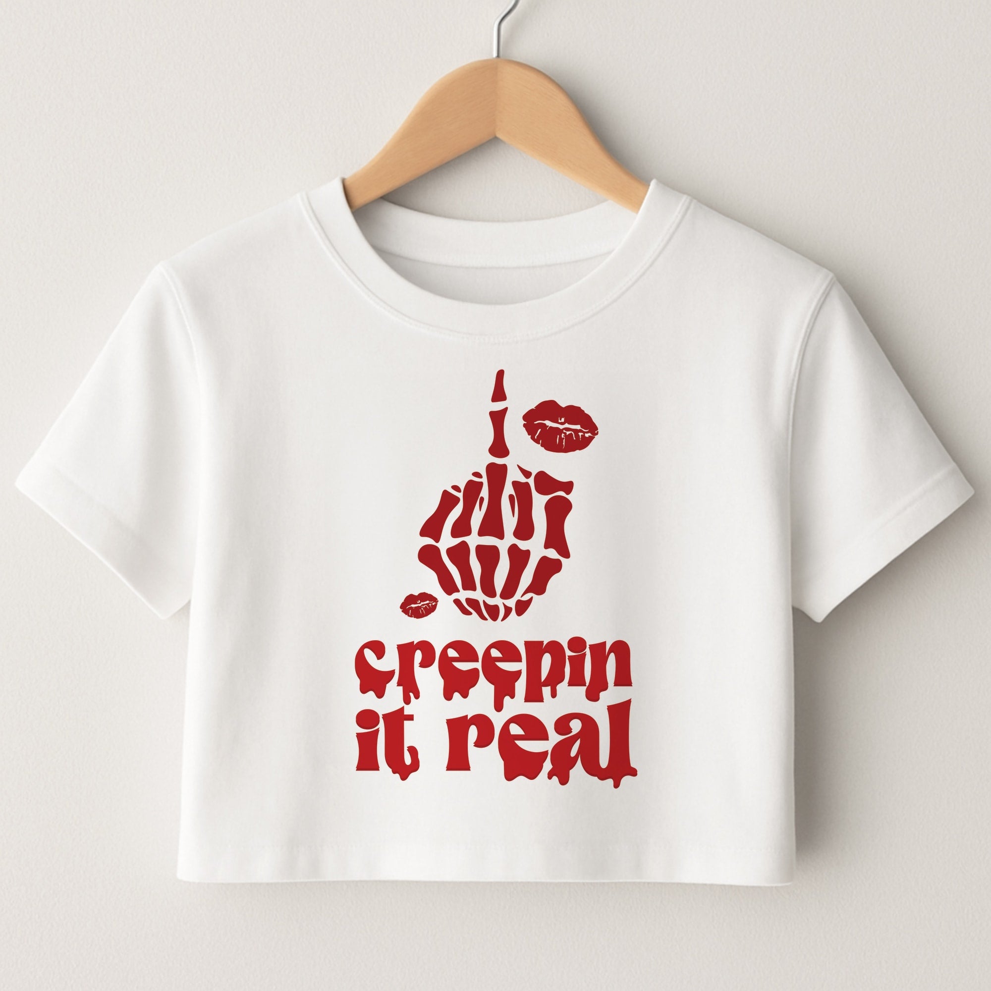 Creepin It Real Crop Top