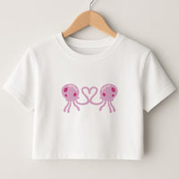 Love Heart Crop Top