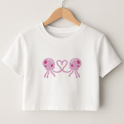 Love Heart Crop Top
