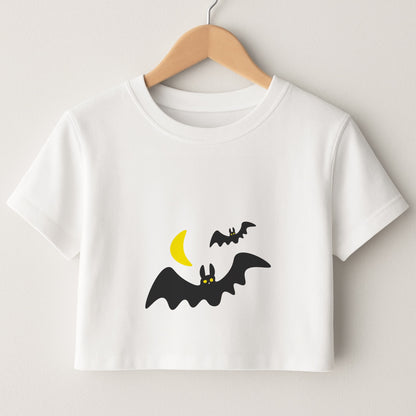 Halloween Pattern 4 Crop Top