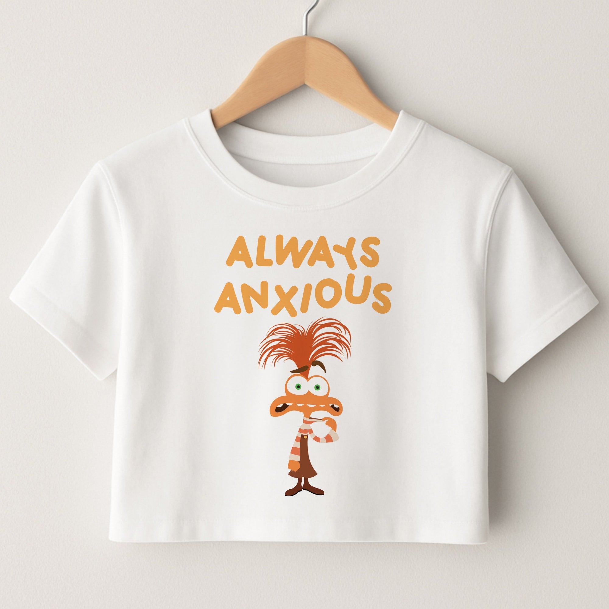 Always Anxious - Inside Out Crop Top