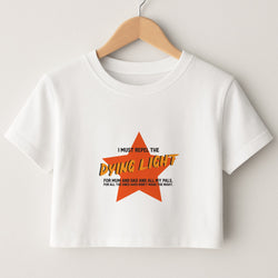 I Must Repel The Dying Light - Fender Crop Top