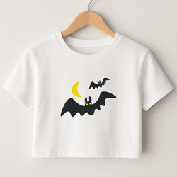 Halloween Pattern 4 Crop Top