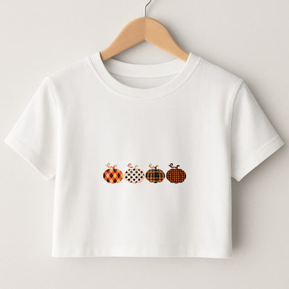 Halloween Pattern 11 Crop Top